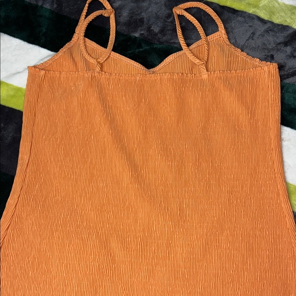 Vans Orange Textured Dress Size S - Picture 10 of 13